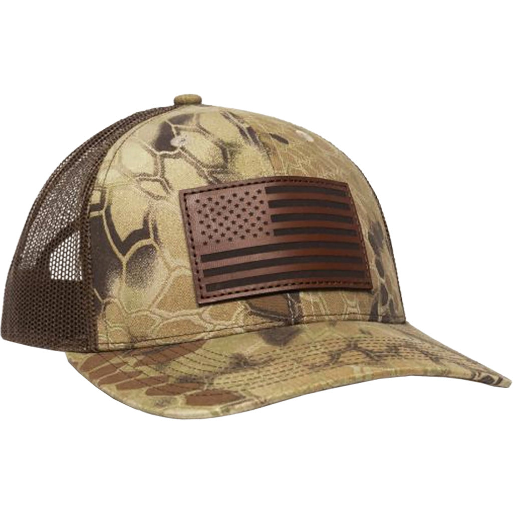 Outdoor Cap American Flag Camo Cap