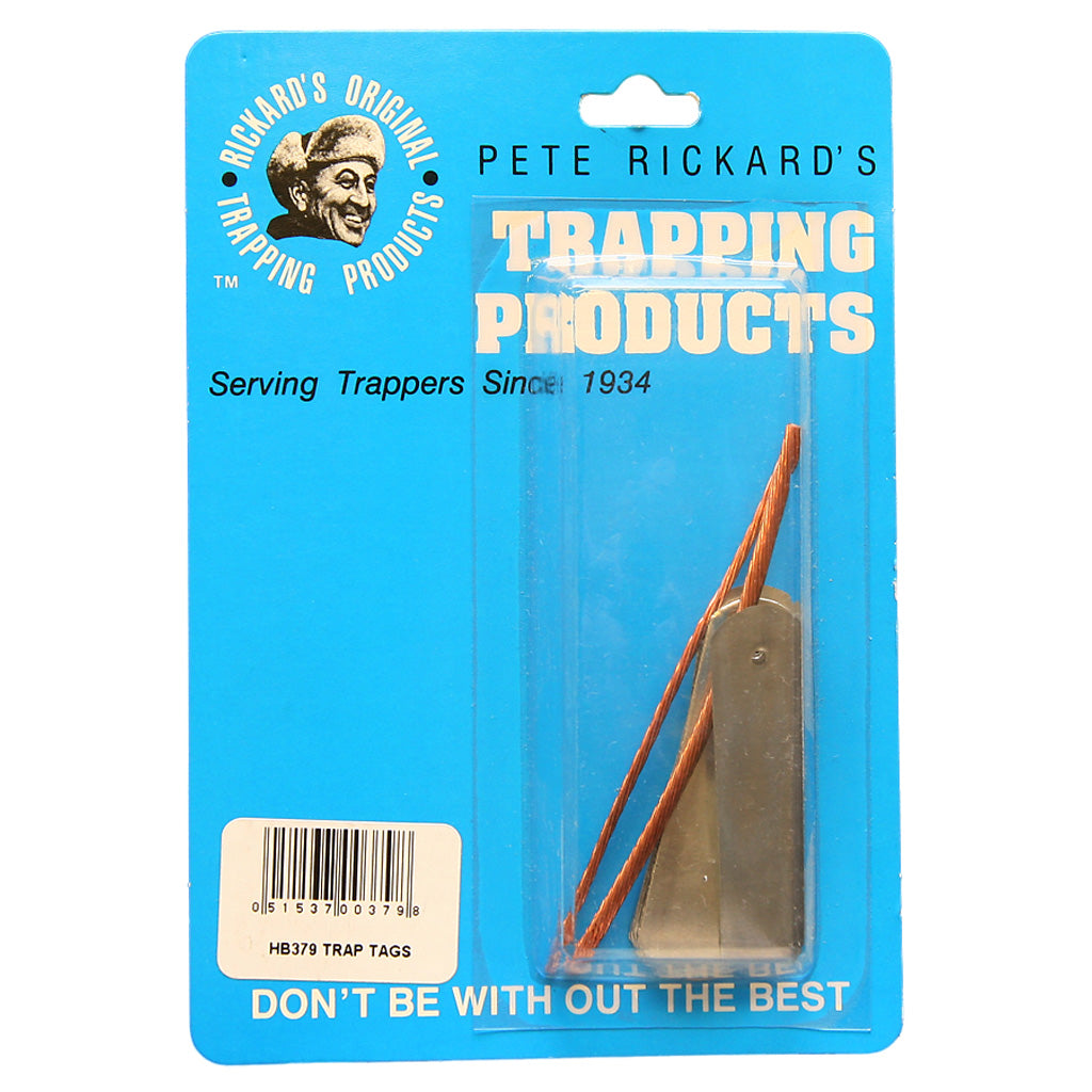 Rickards Zinc Trap Tags