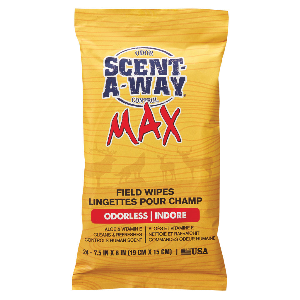 Scent-A-Way Max Field Wipes