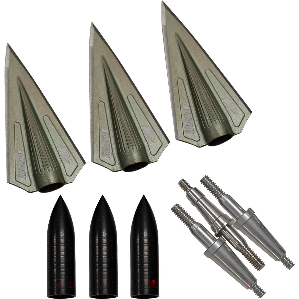 Bear Razor Head VWS Double Bevel Broadheads Kit