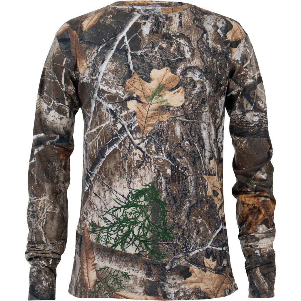 Habit Youth Bear Cave Long Sleeve Camo Tee