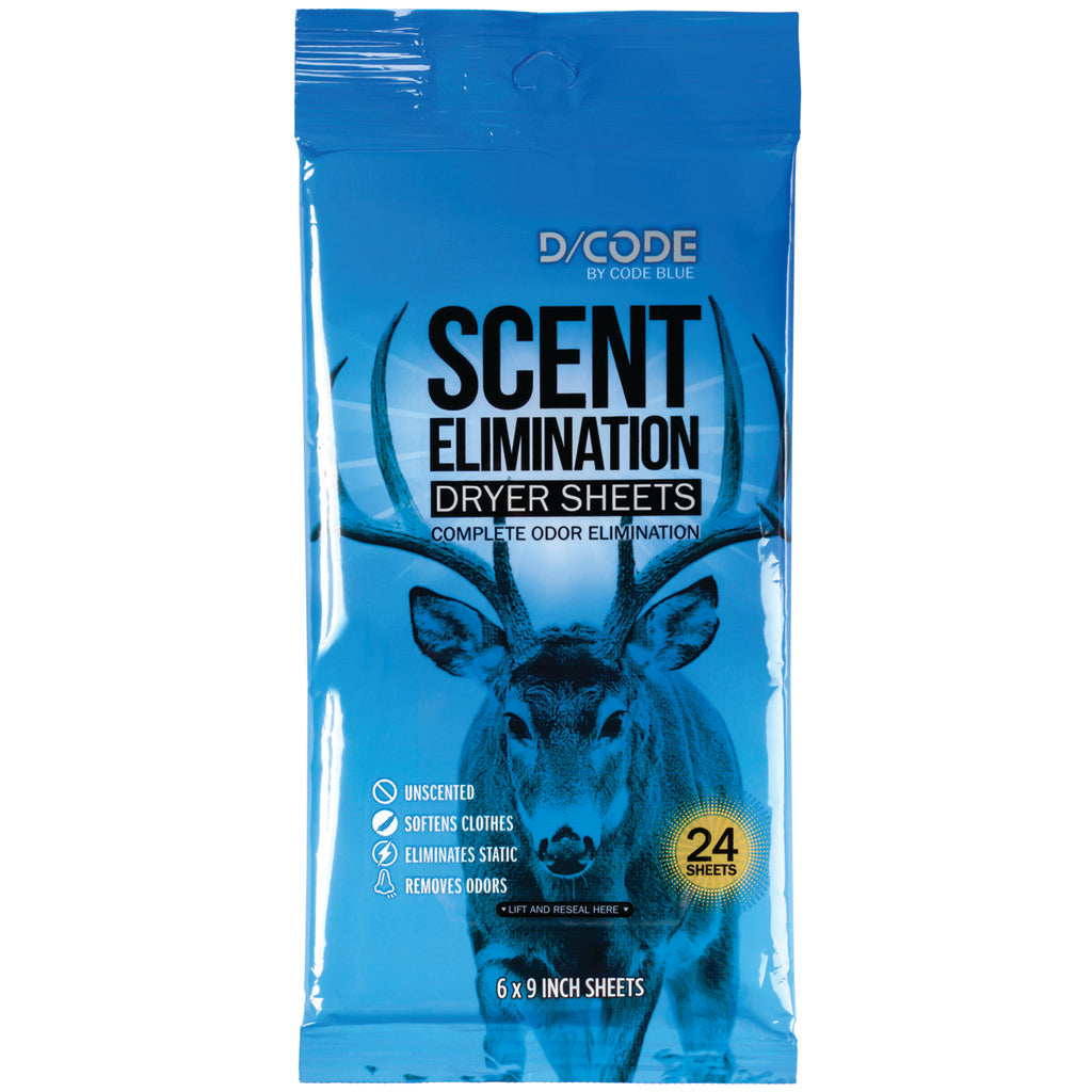 Code Blue D-Code Odor Eliminator Dryer Sheets